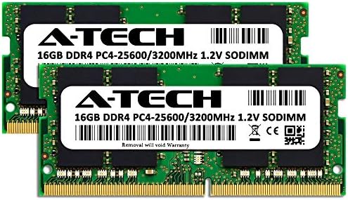 ערכת A-Tech 32GB החלפת זיכרון RAM להחלפת CT2K16G4SFRA32A מכריעה | DDR4 3200 MHz PC4-25600 1.2V SODIMM